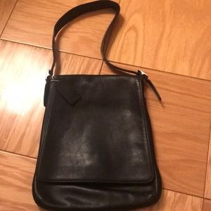 COACH LEATHER FLAP BAG